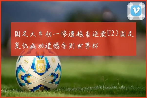 国足大年初一惨遭越南逆袭U23国足复仇成功遗憾告别世界杯