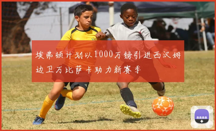 埃弗顿计划以1000万镑引进西汉姆边卫万比萨卡助力新赛季